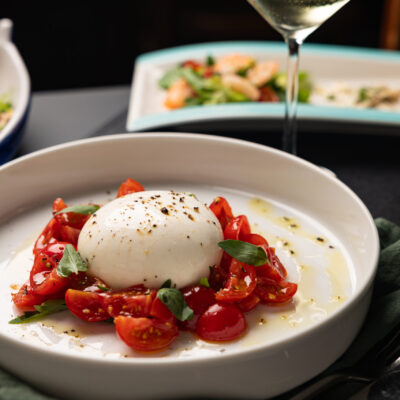 Burrata auf Tomaten